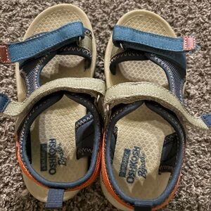 OshKosh B'gosh Kids Sandals - Blue, Tan, and Orange